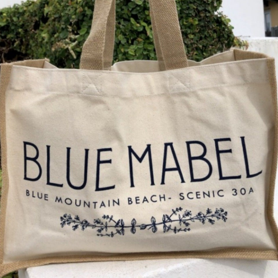 Blue Mabel Tote Bag